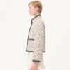 Caban acolchado con estampado Cherryfic Jacquard