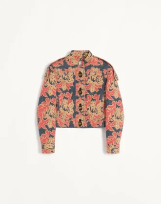 Caban en jacquard floral acolchado Apres L’Hiver
