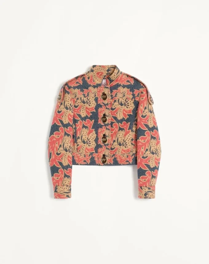 Caban en jacquard floral acolchado Apres L’Hiver