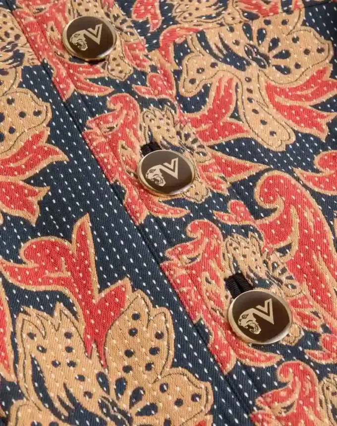 Caban en jacquard floral acolchado Apres L’Hiver
