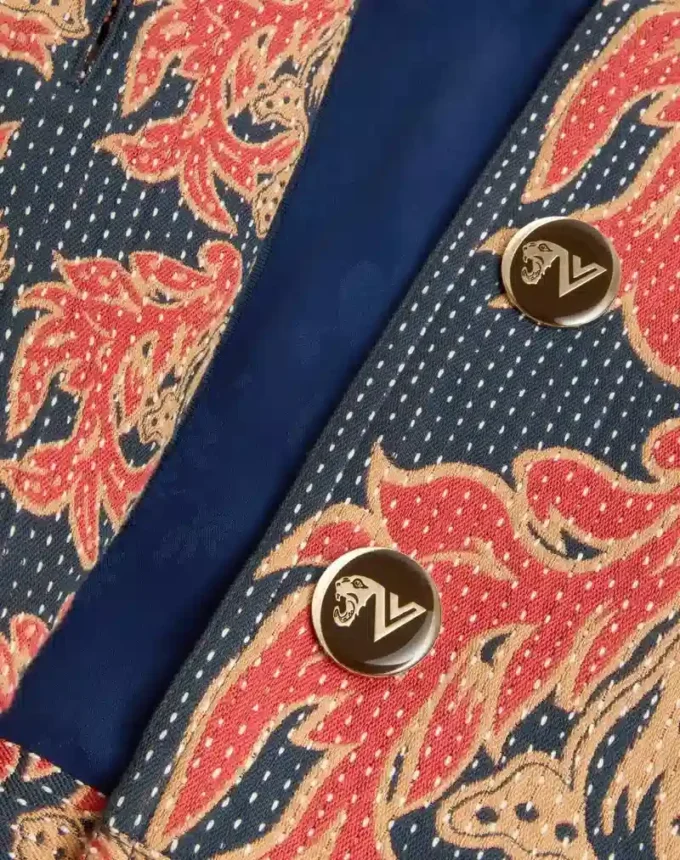 Caban en jacquard floral acolchado Apres L’Hiver