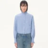 Camisa clásica de popelín a rayas