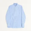 Camisa de algodón a rayas con volantes