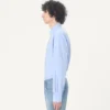 Camisa de algodón con bordado Vlogo
