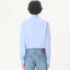Camisa de algodón con bordado Vlogo