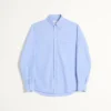 Camisa de algodón con bordado Vlogo