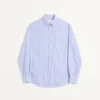 Camisa de algodón con bordado Vlogo