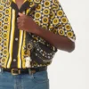 Camisa de bolos de popelín de algodón con estampado Bulles Royales