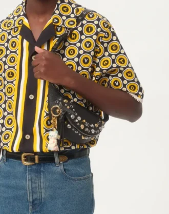 Camisa de bolos de popelín de algodón con estampado Bulles Royales