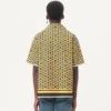 Camisa de bolos de popelín de algodón con estampado Bulles Royales