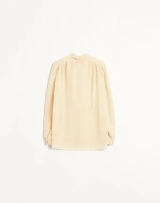 Camisa de crepé de China