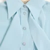 Camisa de crepé de China