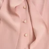Camisa de crepé de China