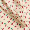 Camisa de crepé de China con estampado Cherryfic