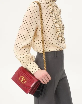 Camisa de crepé de China con estampado Plusdepois