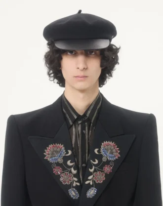 Camisa de gasa de seda y lurex de Valentino