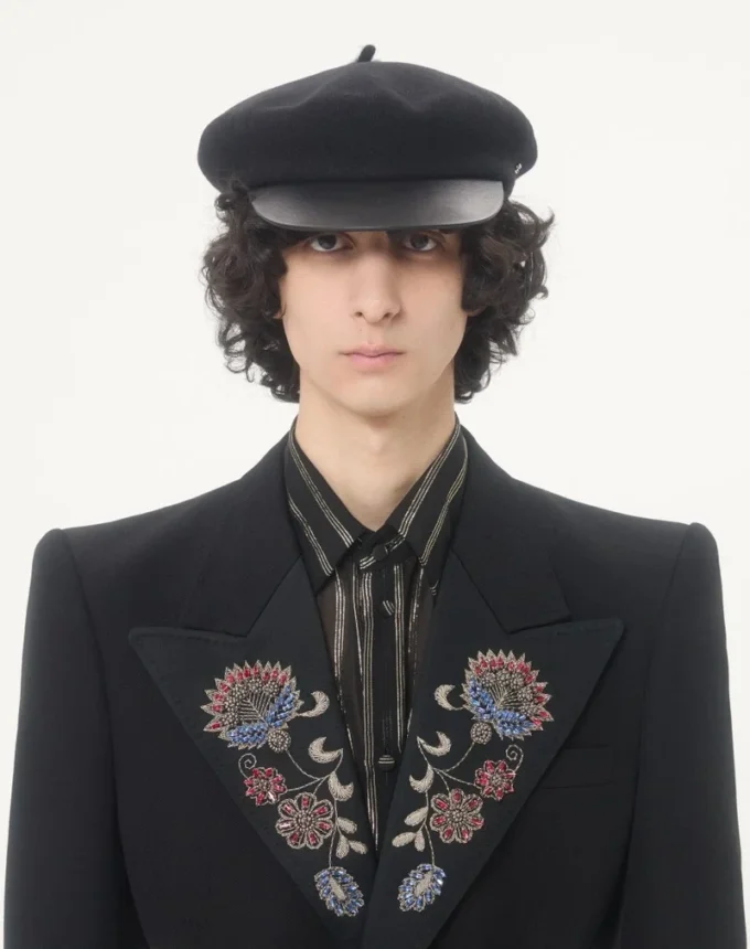 Camisa de gasa de seda y lurex de Valentino