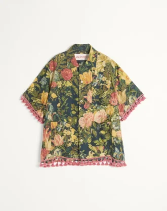 Camisa de lino con estampado Apres L’Hiver