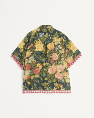 Camisa de lino con estampado Apres L’Hiver