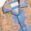 Camisa de lino con estampado Voyage Imaginaire