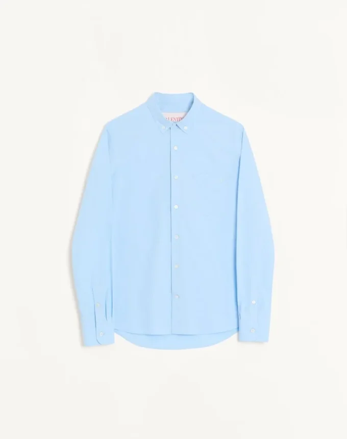 Camisa de popelín de algodón