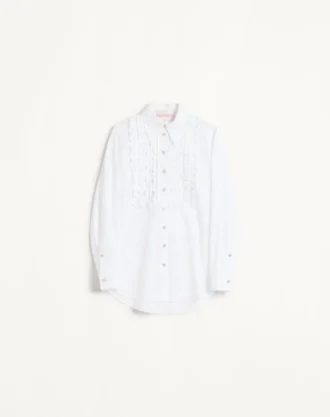Camisa de popelín de algodón