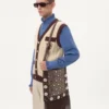 Camisa de popelín de algodón con plastrón y volantes Camisa de popelín de algodón con plastrón y volantes