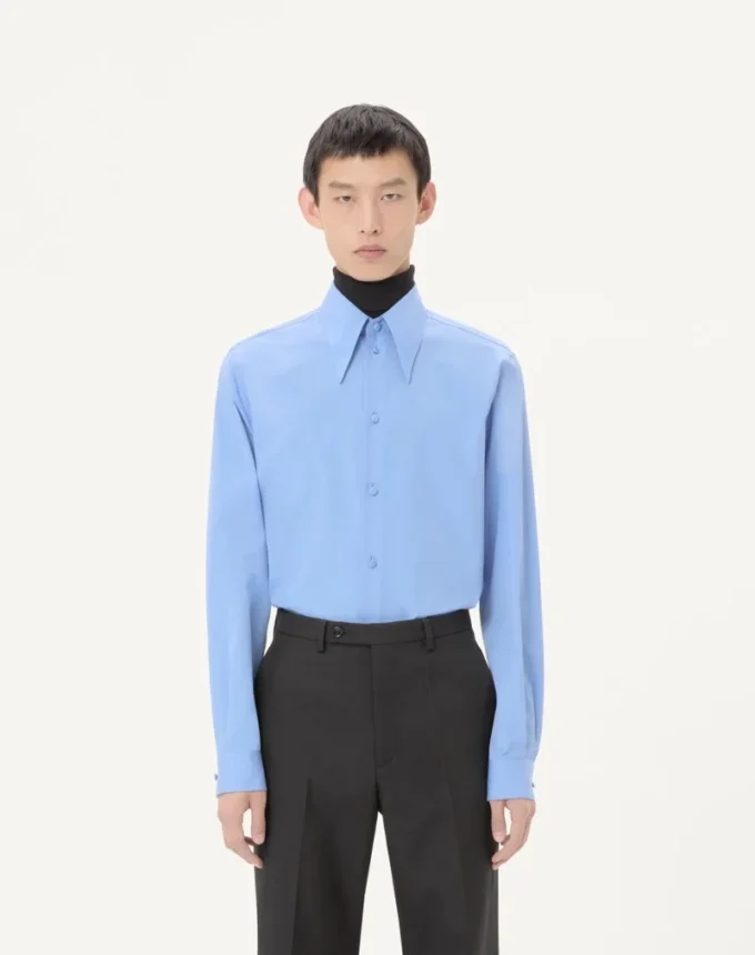 Camisa de popelín de algodón Valentino Camisa de popelín de algodón Valentino