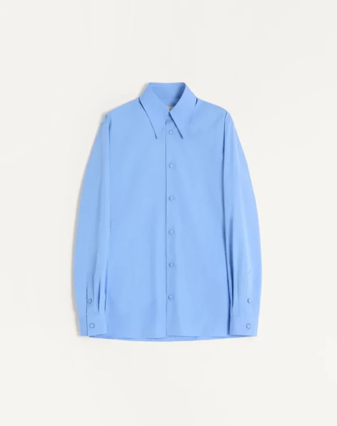 Camisa de popelín de algodón Valentino Camisa de popelín de algodón Valentino