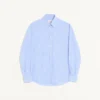 Camisa de popelín de algodón Valentino con bordado VLogo Camisa de popelín de algodón Valentino con bordado VLogo