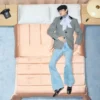 Camisa de popelín de algodón Valentino con cuello bufanda y bordado VLogo Camisa de popelín de algodón Valentino con cuello bufanda y bordado VLogo