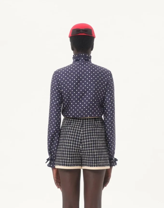Camisa de sarga con estampado Plus De Pois Camisa de sarga con estampado Plus De Pois