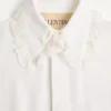 Camisa de seda crepé de China con volantes de Valentino Camisa de seda crepé de China con volantes de Valentino