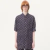 Camisa ligera de lino con estampado Voyage Imaginaire Camisa ligera de lino con estampado Voyage Imaginaire