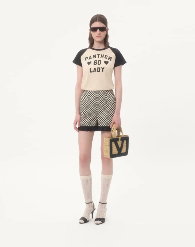 Camiseta de algodón con estampado Chez Valentino