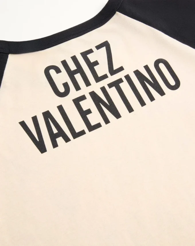 Camiseta de algodón con estampado Chez Valentino