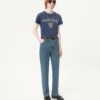 Camiseta de algodón con estampado y parche Chez Valentino