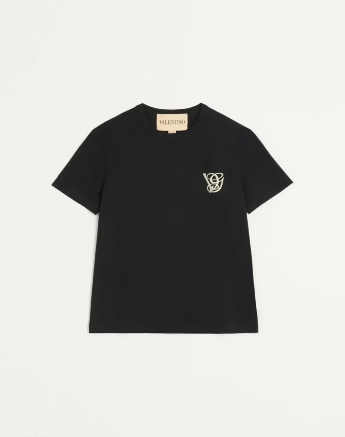 Camiseta de algodón con parche VG Camiseta de algodón con parche VG