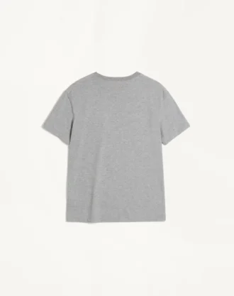 Camiseta de algodón con parche VLogo