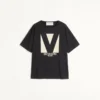 Camiseta de algodón jersey con estampado Chez Valentino