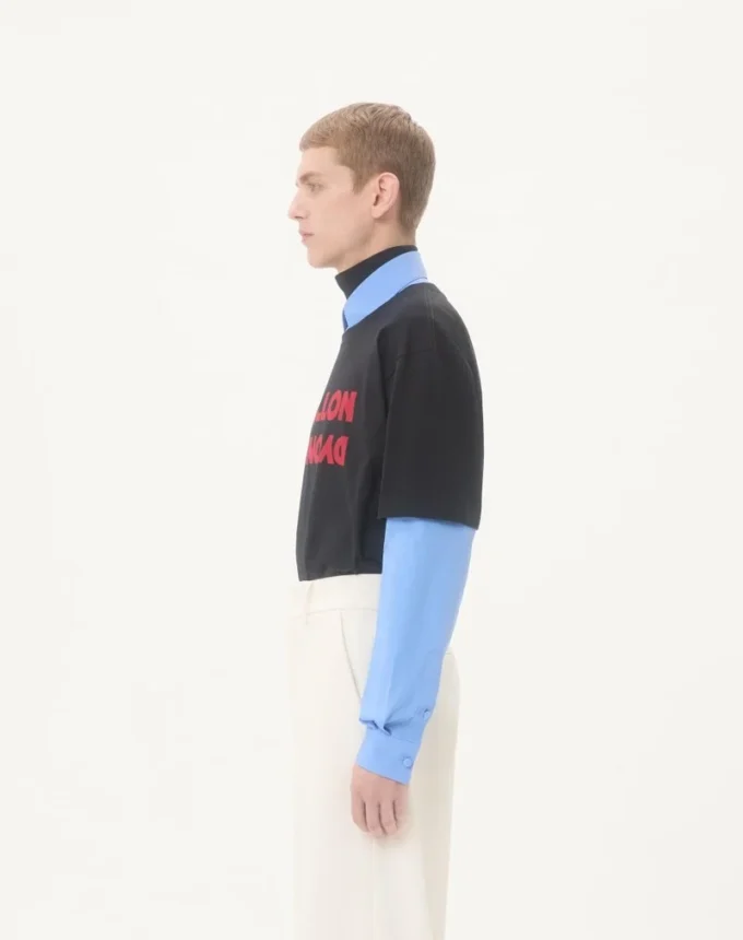 Camiseta de algodón Valentino con estampado Apollon/Dyonisos