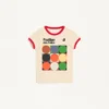 Camiseta de jersey de algodón estampada Camiseta de jersey de algodón estampada