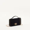 Cartera con cadena de terciopelo y logotipo joya VLogo Signature