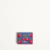 Cartera de denim Vlogo Signature con bordado Cherryfic Cartera de denim Vlogo Signature con bordado Cherryfic