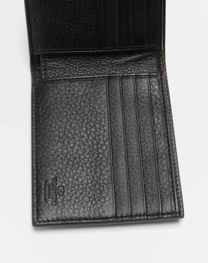 Cartera Rockstud en piel de becerro granulada