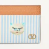 Cartera Valentino Garavani Vlogo Signature en piel de becerro granulada con estampado Le Chat de la Maison Cartera Valentino Garavani Vlogo Signature en piel de becerro granulada con estampado Le Chat de la Maison
