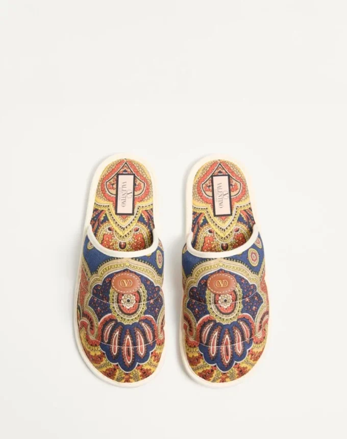Chanclas Ta Chambre en tejido denim Voyage Imaginaire