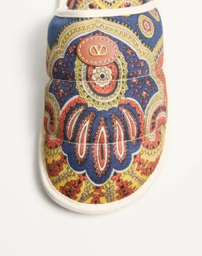 Chanclas Ta Chambre en tejido denim Voyage Imaginaire