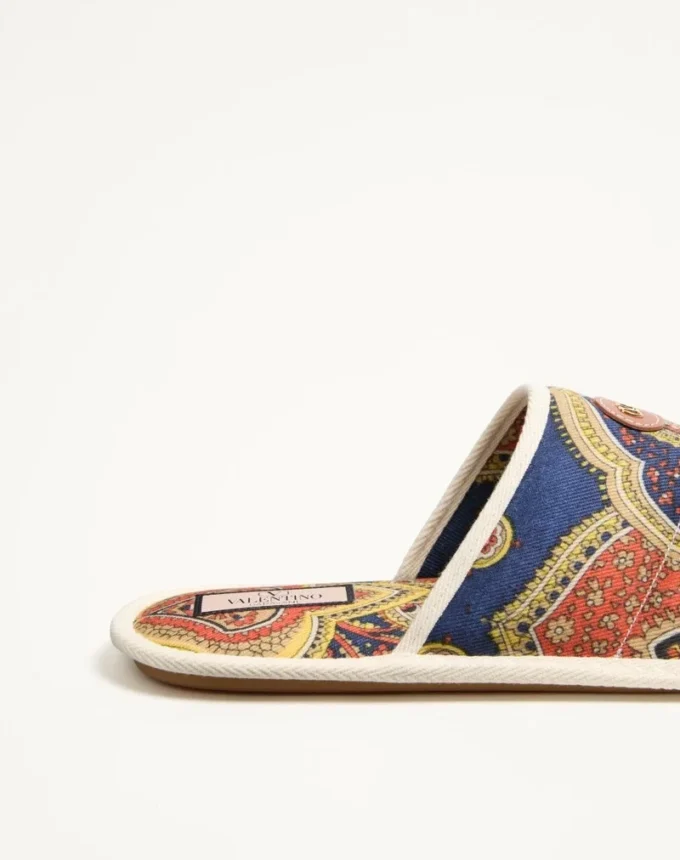 Chanclas Ta Chambre en tejido denim Voyage Imaginaire
