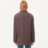 Chaqueta acolchada de nailon con estampado Opticool